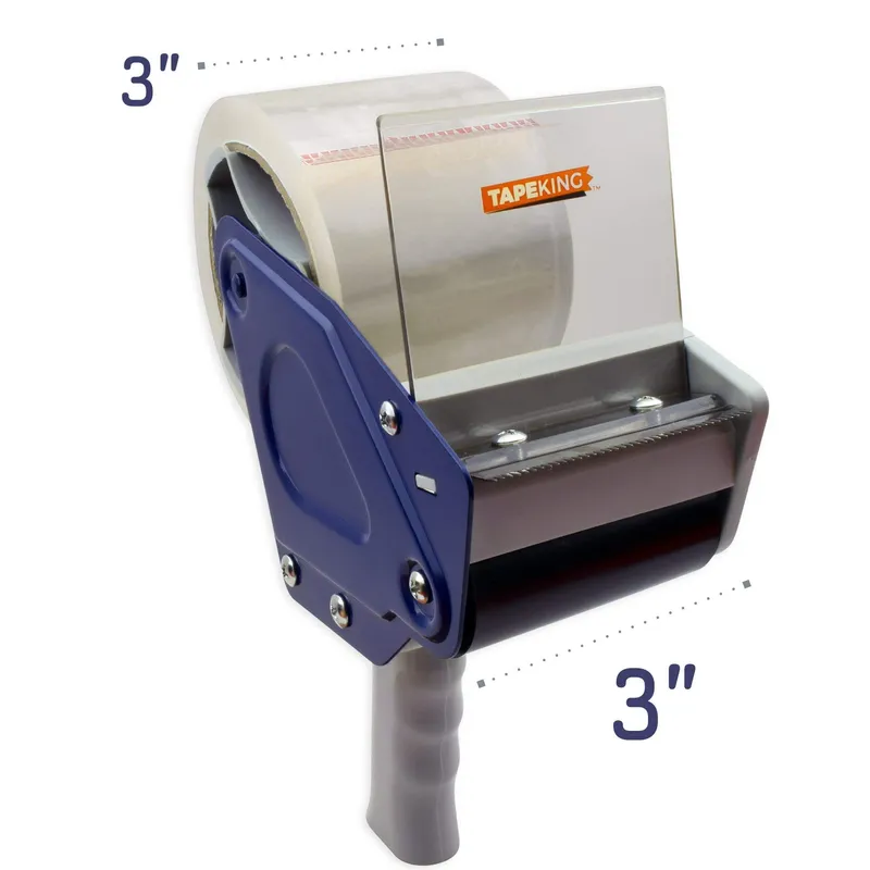 Tape King Packing Tape Dispenser Gun - Handheld Tape Gun with 1 Bonus Clear Packaging Tape (3 Inch Wide) - Shipping Tape for Sealing, Storing, and Moving Boxes, 1 Pack — image 2