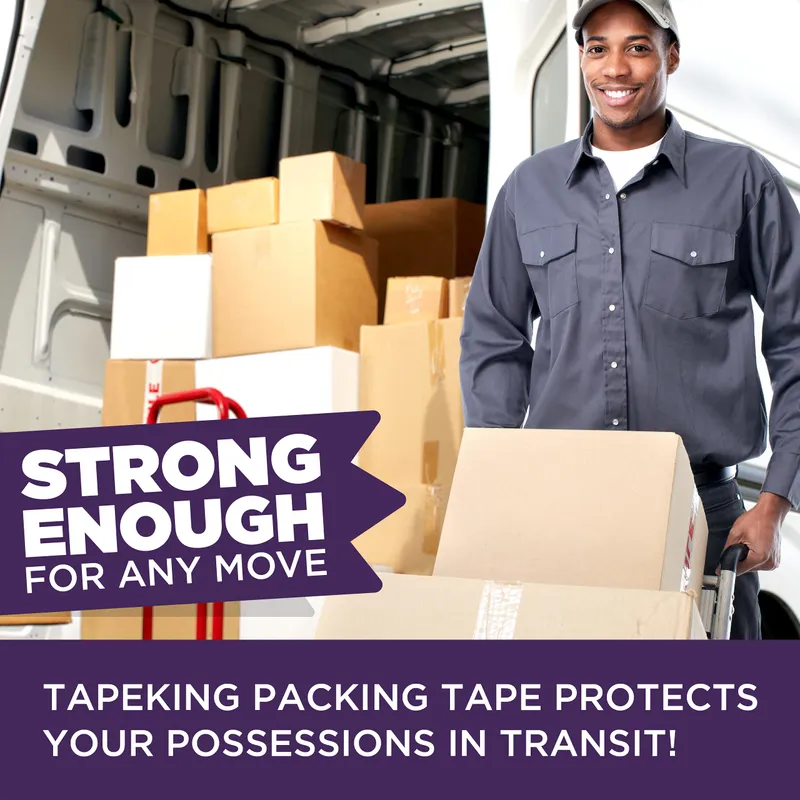 Tape King Clear Packing Tape Ultra Thick | 60 Yards Per Roll (36 Rolls) | 2 Inch Wide Heavy Duty Packing Tape 3.2mil Strong Adhesive for Moving Boxes, Shipping Cartons & Sealing (2160 Yards) — image 3