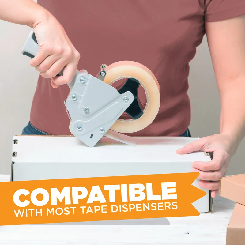 Tape King Clear Packing Tape | 110 Yards Per Roll (6 Rolls) | 1.88 Inch Wide Heavy Duty Packing Tape 2.7mil Strong Adhesive for Moving Boxes, Shipping Cartons, Office Use, Storage (660 Yards) — image 4