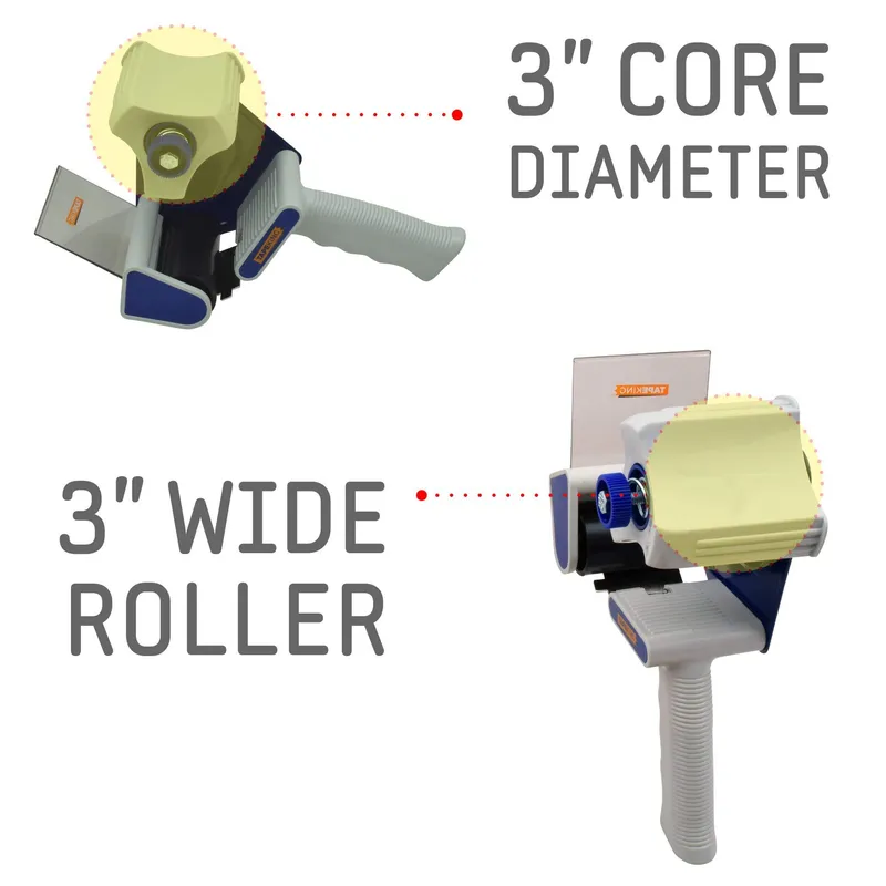 Tape King Packing Tape Dispenser Gun - Handheld Tape Gun with 1 Bonus Clear Packaging Tape (3 Inch Wide) - Shipping Tape for Sealing, Storing, and Moving Boxes, 1 Pack — image 5