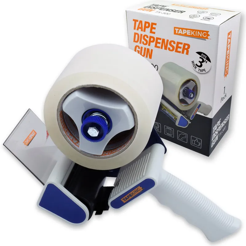 Tape King Packing Tape Dispenser Gun - Handheld Tape Gun with 1 Bonus Clear Packaging Tape (3 Inch Wide) - Shipping Tape for Sealing, Storing, and Moving Boxes, 1 Pack — image 6