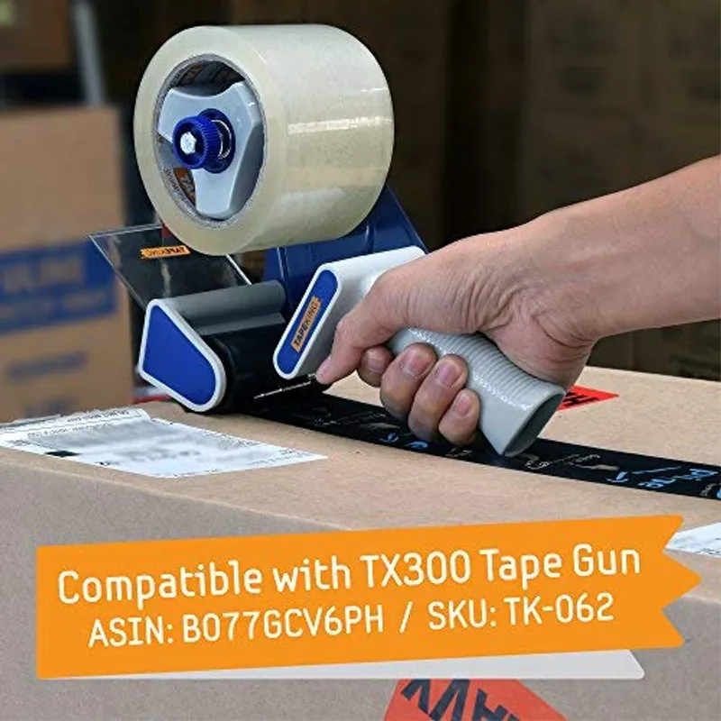 Tape King Clear Packing Tape 3 Inch Wide (2.7mil Thick) - 60 Yards Per Refill Roll (Pack of 6 Rolls) - Strong Sealing Adhesive Industrial Depot Tapes for Moving, Packaging, Shipping, Office & Storage — image 6